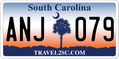SC license plate ANJ079