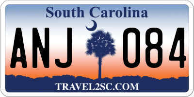 SC license plate ANJ084