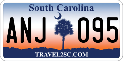 SC license plate ANJ095