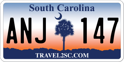 SC license plate ANJ147