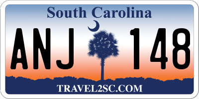 SC license plate ANJ148