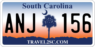 SC license plate ANJ156