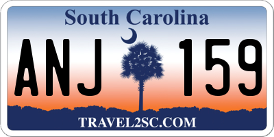 SC license plate ANJ159