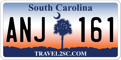 SC license plate ANJ161