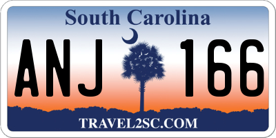 SC license plate ANJ166