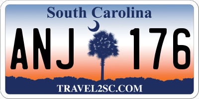 SC license plate ANJ176
