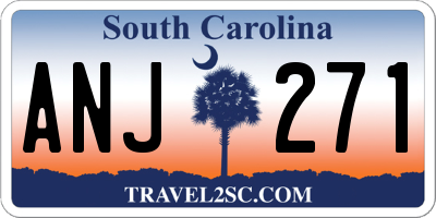 SC license plate ANJ271