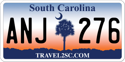 SC license plate ANJ276