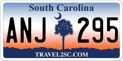 SC license plate ANJ295