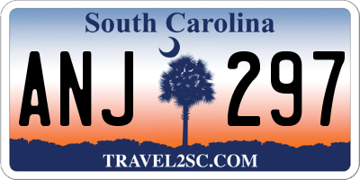 SC license plate ANJ297