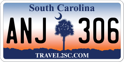 SC license plate ANJ306