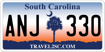 SC license plate ANJ330