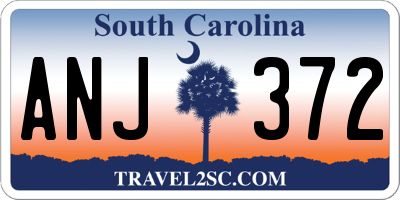 SC license plate ANJ372