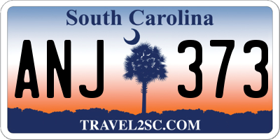 SC license plate ANJ373