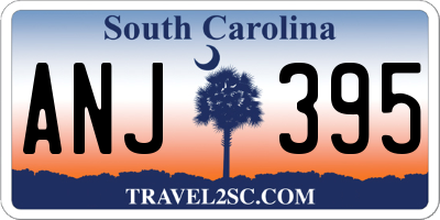 SC license plate ANJ395
