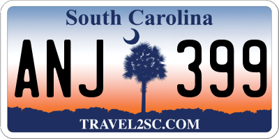 SC license plate ANJ399