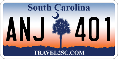 SC license plate ANJ401