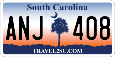 SC license plate ANJ408