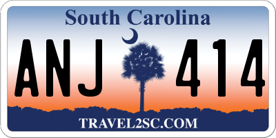 SC license plate ANJ414