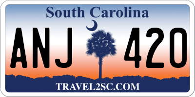SC license plate ANJ420