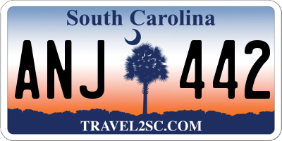 SC license plate ANJ442