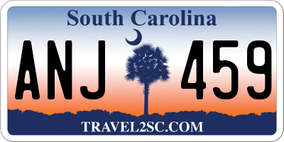 SC license plate ANJ459