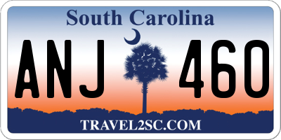 SC license plate ANJ460