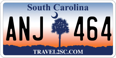 SC license plate ANJ464