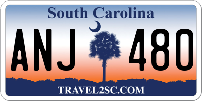 SC license plate ANJ480