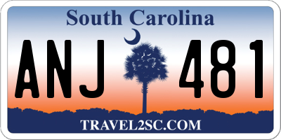 SC license plate ANJ481
