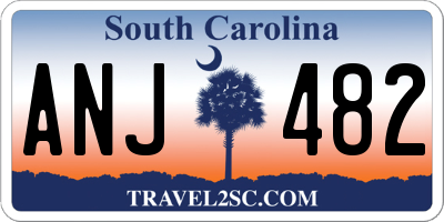 SC license plate ANJ482