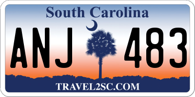 SC license plate ANJ483