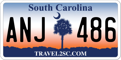 SC license plate ANJ486
