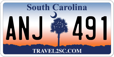 SC license plate ANJ491