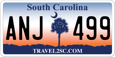 SC license plate ANJ499