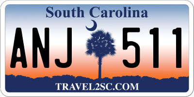 SC license plate ANJ511