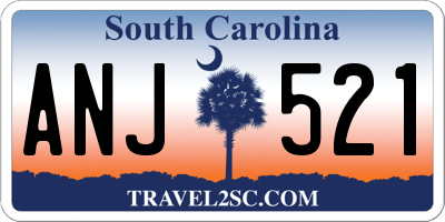 SC license plate ANJ521