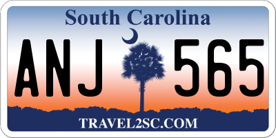 SC license plate ANJ565