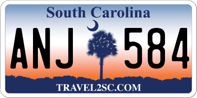 SC license plate ANJ584