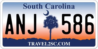 SC license plate ANJ586