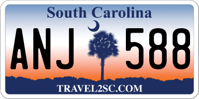 SC license plate ANJ588