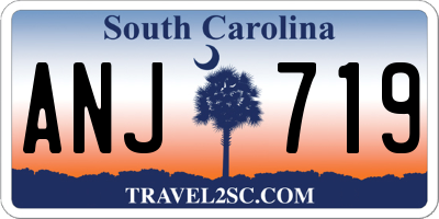 SC license plate ANJ719