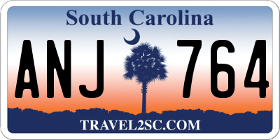 SC license plate ANJ764