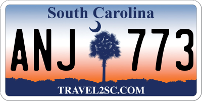 SC license plate ANJ773