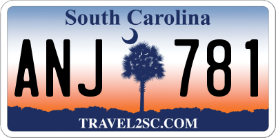 SC license plate ANJ781