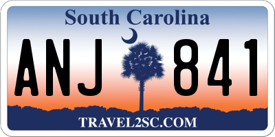 SC license plate ANJ841