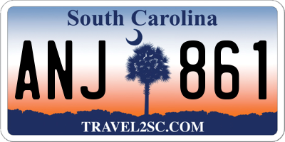 SC license plate ANJ861