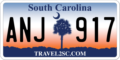 SC license plate ANJ917