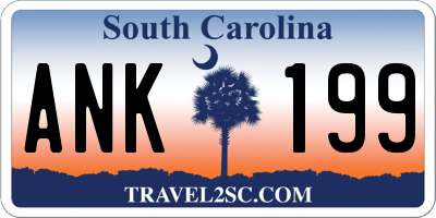 SC license plate ANK199