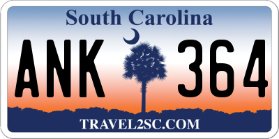 SC license plate ANK364
